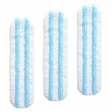 YANGYUQI 3 Stück für Vileda H2PrO Bodenwischer Ersatzbezug, Mikrofaser Wischmopp Bezug für alle Hartböden, Maschinenwaschbar (Neu, Verbessert)