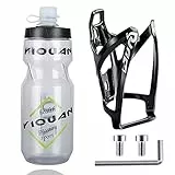 OSIGEI Fahrrad Flaschenhalter mi 24 oz fahrradflasche, Premium BPA Freie Sportflasche, Fahrrad Trinkflaschen Set Leichter Fahrrad Flaschenhalter für Rennrad, Mountainbike. Unverzichtbar zum Reiten