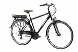 F.lli Schiano E-Ride, E Bike Trekking 28 Zoll, 36V 10.4Ah Abnehmbarer Akku, Motor 250W 40Nm, Trekking EBike für Herren, Schwarz