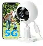 Kamera Überwachung Innen Aussen, 3MP 5G WLAN Überwachungskamera Innen für Zuhause, Familie, Baby Hundekamera, Farb Nachtsicht, Bewegungsmelder, IP66, 2-Wege-Audio, 24/7 Aufzeichnung, Ohne Abonnement