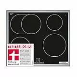 Bosch PIF645BB5E, Stiftung Warentest Testsieger*, Serie 4 Induktionskochfeld (autark), 60 cm breit, Bräterzone für großes Kochgeschirr, PowerBoost schnelleres Kochen, TouchSelect Bedienung, ReStart