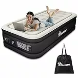 YITAHOME Luftbett Selbstaufblasend 1 Person, Luftmatratze mit Integrierter Elektrischer Luftpumpe, Aufblasbare Matratze mit Aufbewahrungstasche für Camping Gästebett, 150KG MAX, 191 x 99 x 46cm