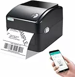 vretti Bluetooth Etikettendrucker, DHL Thermodrucker 4x6 | 99,99% Scansicherheit | 3X längere Druckkopflife | Tonerfrei & 70% Kosteneinsparung