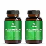 Vitabay R-Alpha Liponsäure 300mg - 240 Kapseln Hochdosiert und Vegan - Alpha Lipoic Acid mit hoher Bioverfügbarkeit, Laborgeprüft & hergestellt aus hochwertigen Rohstoffen