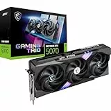 MSI GeForce RTX 5070 12G Gaming Trio OC - 12GB GDDR7 (28Gbps/192-bit), PCIe 5, Boost: 2610 MHz, HDMI 2.1b, DisplayPort 2.1b