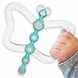 Beißring Baby - Montessori Spielzeug Baby & Zahnhilfe ab 3 Monaten - Weiches Silikon-Beißset zur Linderung von Zahnungsbeschwerden – Praktische Beißhilfe als Babygeschenk – Zahnungshilfe, BPA-frei