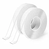 Art3d 6 Meter, Nano Doppelseitiges Klebeband, Mehrzweck-Klebeband für Teppichmatte, Kleisterartikel, Fotorahmen, Bastelwandmontage