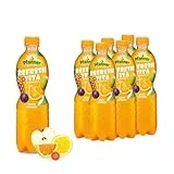 Pfanner Multivitamin (6 x 0,5 l) – Multi Getränk aus 12 Früchten - 12% Fruchtgehalt Mehrfruchtsaftgetränk im Vorratspack