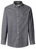 Pepe Jeans Herren Classic Slim Shirt Hemd, Grau (Denim-8c0), XXL