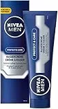 NIVEA MEN Protect & Care Rasiercreme im 6er Pack (6 x 100 ml), mit cremigem Schaum für eine sanfte Rasur, hautschonende Rasiercreme für Herren