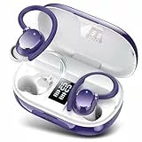 Bluetooth Kopfhörer Sport, Kopfhörer Kabellos Bluetooth 5.3 HiFi Stereo, 128Std Spielzeit In Ear Kopfhörer mit ENC Noise Cancelling Mics, Ohrhörer mit LED-Anzeige, IP7 Wasserdicht Kabellose Kopfhörer