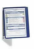 Durable Wand-Sichttafelsystem A4 (Vario Wall 5, mit 5 Sichttafeln) dunkelblau, 555107
