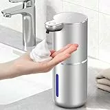 Seifenspender Automatisch,380ml Elektrischer Wandmontage Berührungsloser Seifenspender mit Sensor,USB Wiederaufladbar IPX5 Wasserdicht Schaumseifenspender für Bad,Küche