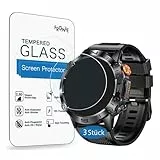 Frgnie Schutzfolie kompatibel für LIGE ST19 Smartwatch Herren (3 Stück) 9H Gehärtetes Glas Displayschutzfolie kompatibel für SIEMORL 1,43'' Smartwatch