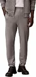 Calvin Klein Jeans Herren EU 350TERRY Monogram Jogger LV04RD241G Sweatpants, Grau (Med Grey Htr), L, Grau (Med Grey Htr), L