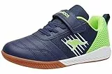 KangaROOS K5-super Court Ev, Sneaker Unisex Kinder, Dark Navy Lime 4054, 34 EU