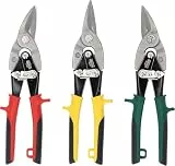 KS Tools 118.0050 Hebel-Blechdurchgangsscheren-Satz, 3-tlg.