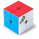 Rubik's - Speed Cube 2x2, original Ultra-leichtgängiger Zauberwürfel mit Magneten, hochwertige Verarbeitung für Einsteiger & Speedcubing-Profis, ab 8 Jahren