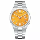 CITIZEN Herren Analog Automatik Uhr mit Edelstahl Armband NJ0150-81Z