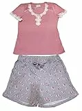 Vive Maria Flower Girly Special Short Pyjama Coral/Allover, Größe:S
