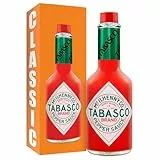 Tabasco Pepper Sauce, 1x 350ml, 0,35 l, original, scharfe Chili Sauce, 100% natürlich, Glasflasche
