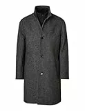 SELECTED FEMME Herren Slhrainar Lano Coat Noos, Schwarz, XL EU