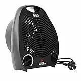 Güde Heizlüfter GH 2000 B (220-240 V, 2000 W Heizleistung, 2 Heizstufen: 1000/2000 W, Gebläseleistung 75 m³/h, stufenloser Thermostat, Überhitzungs- und Kippschutz, Tragegriff)