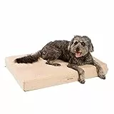 jamaxx-pets Orthopädische Hunde-Matratze Gelenkschonend Memory Visco Schaum Waschbar Abnehmbarer Lammfell Bezug/Wasserabweisendes Oxford Gewebe - Robustes Kuschliges Hundebett PDB1012