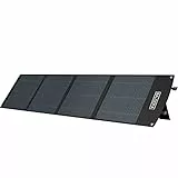 BALDERIA Solarboard 200W | Faltbares Solarpanel für Powerstations | Solarmodul für Mobile Solargeneratoren mit DC, USB, 4 Ständer & Griff | Strom für Outdoor, Camping, Notfall, Balkon & Wohnmobil