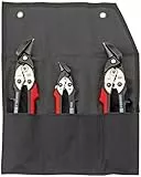BESSEY Erdi Rolltasche Mit Ideal-Scheren DSET29-15, 1 X D29ASS-2, 1 X D29ASSL-2 Und 1 X D15A in Rolltasche