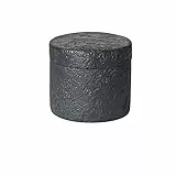 Cutfouwe büro mülleimer，Ø10cm x8.5cm，Beton + Edelstahl/Nicht nur zur Aufbewahrung,Nicht nur zur Aufbewahrung, sondern auch als Dekoration.