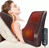 OMASSA Shiatsu-Massagegerät Schulter Nackenmassagegerät mit Wärme 3D Massagekissen für Rücken, Nacken, Schultern und Beine Entlastung, Geschenke für Männer, Frauen (Braun)