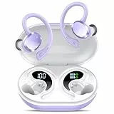 Bluetooth Kopfhörer Sport, 68Std Kopfhörer Kabellos Bluetooth 5.4, 4 ENC Noise Cancelling Mic, HiFi Stereo Tiefer Bass Wireless Earbud, IP7 wasserdichte Ohrhörer für Sport Arbeit Studium, USB-C
