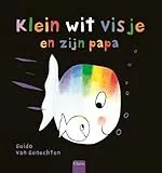 Klein wit visje en zijn papa