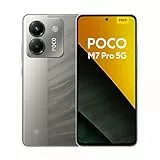 XIAOMI Poco M7 Pro 5G Smartphone, 12+256GB, Silver, Klare 50MP Sony Kamera mit OIS, 5110mAh Akku, 45W TurboCharge, 120Hz augenschonendes AMOLED Display