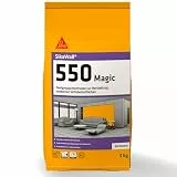 Sika- SikaWall-550 Magic - Design-Spachtelmasse für Wandflächen in Betonoptik - Modernes Beton-Look-and-Feel - 3 kg Sack