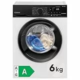 Bomann® Waschmaschine 6kg | 5 Jahre Motor-Garantie | Invertermotor - effizient, leise & langlebig | max. 1000 U/min | 12 Programme | Endzeitvorwahl | LED-Display | Washing Machine | WA 7162 weiß