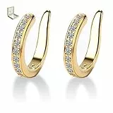 Fixura Ear Clips, Fake Piercings, Ohrklemme FüR Abstehende Ohren, Ear Corrector, Adjustable Reusable & Discreet (gold)