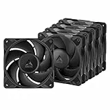 ARCTIC P12 Pro PST LN - 5 Pack - Low-Noise Premium-Lüfter, 120 mm PWM-Lüfter mit Y-Kabelsplitter, 450-2000 rpm, 0 rpm