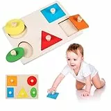 Geometrisches Puzzle, Baby Puzzle Montessori Puzzle, HolzPuzzle, Mehrere Form Holz Puzzle Steckpuzzle, Für Baby Kleinkinder Kinder Lernspielzeug