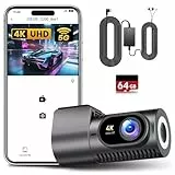 Cievie Dashcam Bundle: 4K Frontkamera C200 mit 5G WiFi + 3,5m USB-C Hardwire Kit für 24/7 Parküberwachung mit Unterspannungsschutz