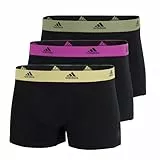 adidas Herren Trunk (3PK) -Active Flex Cotton 4A1M02 Boxershorts, 932 Assorted, M (3er Pack)