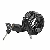 Master Lock Fahrradschloss Kabelschloss ,Schlüssel, 1,8 m Stahlkabel, Wetterfest, 8126EURDPRO - Verwendung mit allen Arten von Fahrrädern, Kinderwagen und anderen Sportgeräten