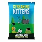 Exploding Kittens, Exploding Kittens – Streaking Kittens, Erweiterung, Partyspiel, Kartenspiel, 2-5 Spieler, Ab 7+ Jahren, 15+ Minuten, Deutsch
