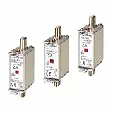 SIEMENS - x3 Stück NH-Sicherungseinsatz, NH000 63A Kombikennmelder