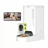PETKIT Futterautomat Mit Kamera, KI Futterautomat Katze,3L Katzen Futterautomaten,Automatischer Futterspender für Katze und Hund,2.4G WiFi Intelligente App-Steuerung,1-5 Mahlzeiten