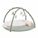 hauck Relax N Watch, Water Animals – Baby Spieldecke mit Spielbogen ab Geburt, Krabbeldecke mit Spieltieren, Spiegel, Rassel & Knister Spielzeug, Activity Decke für Babys zur Förderung der Sinne