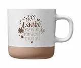 Laser Tattoo Abschiedsgeschenk Erzieherin - 8 Motive zur Auswahl - weiße Keramik Tasse mit 360ml (Danke)