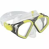 Aqua Lung Sport Herren Hawkeye Tauchmaske, Bright Yellow/Dark Grey, M