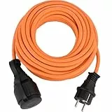 Electraline 01670 IP44 Verlängerungskabel 5M Outdoor Spezialkabel AT-N05V3V3-F 3G1.5, einsetzbar bis -35 °C, ölund UV-beständig und zudem extrem Abriebfest mit Schutzkontakt-Steckdosen